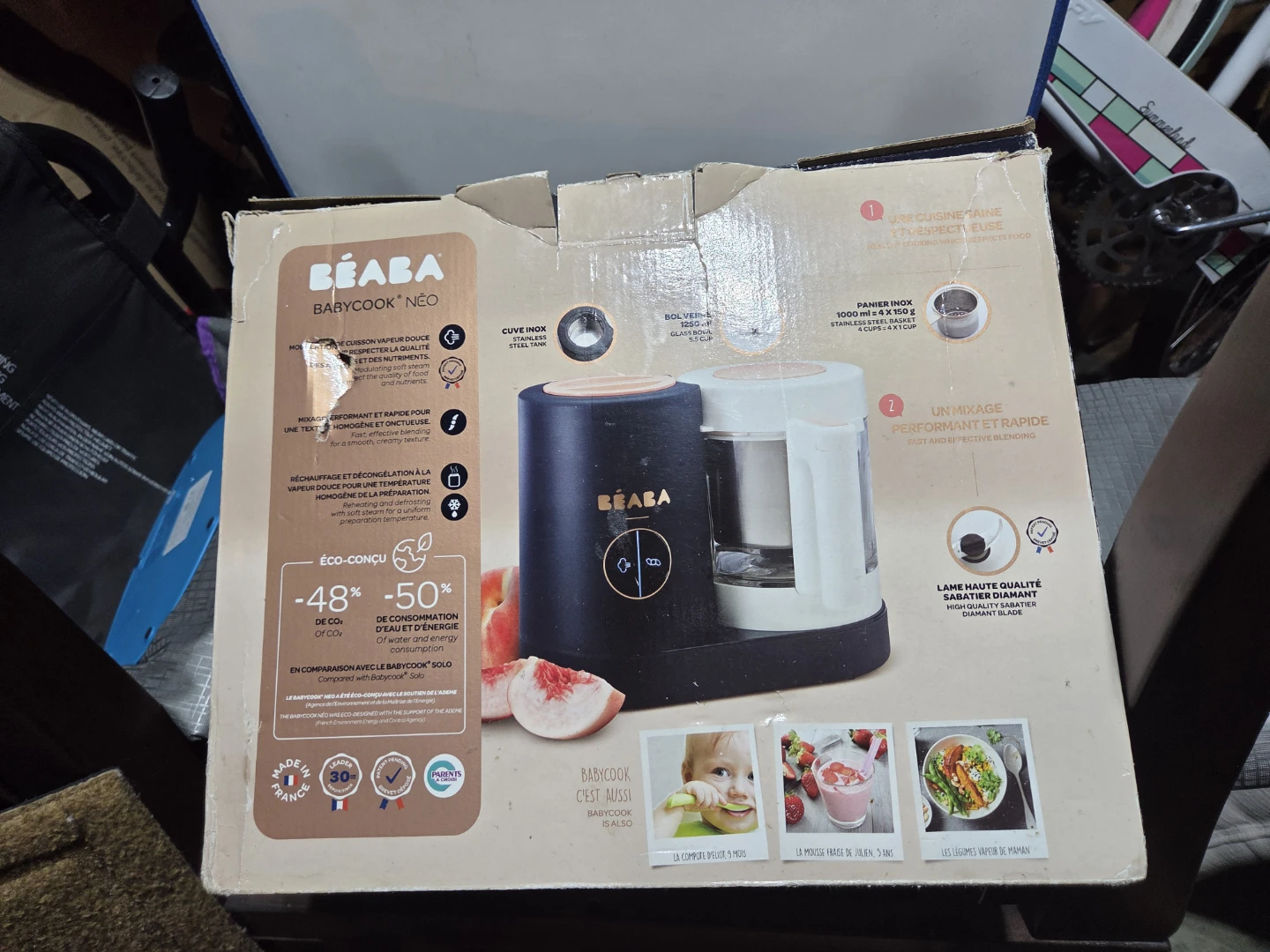 BEABA Babycook Neo Food Maker Steamer Blender - photo 5