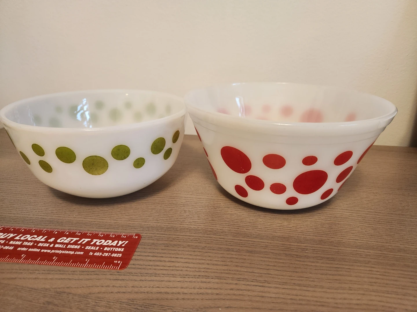Vintage Fire King Mixing Bowls (Set of 2)