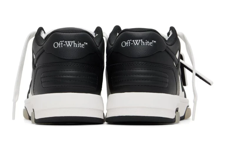 OFF-WHITE Black and White Out of Office Sneakers - photo 2