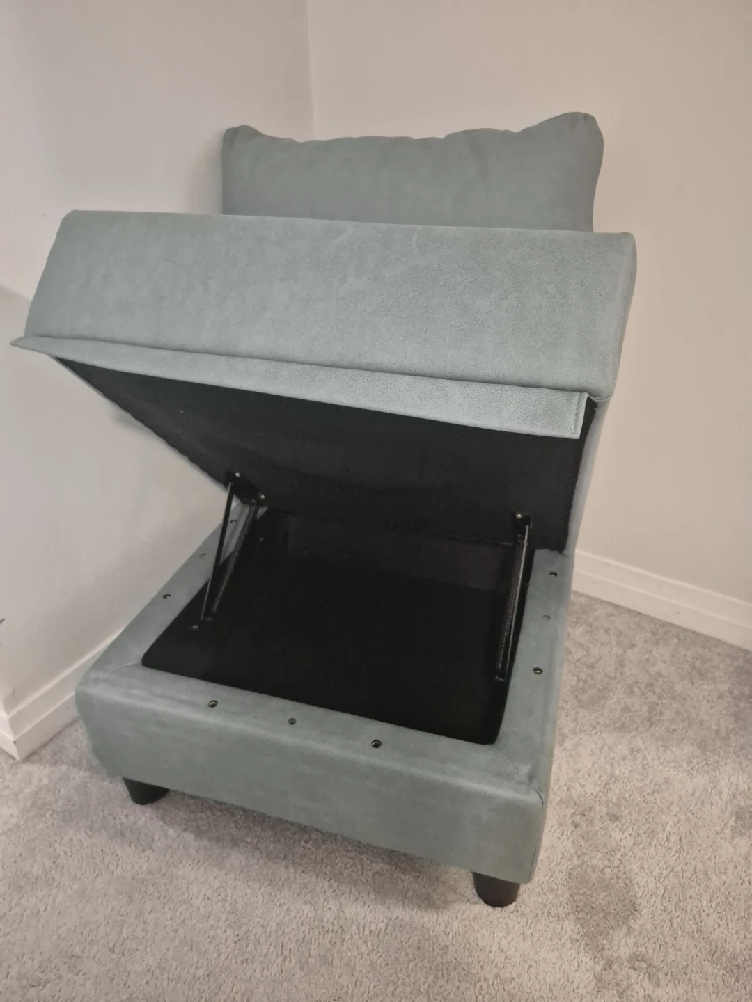 🔥BRAND NEW - Teal Accent Chair 🛋 with Storage - photo 3