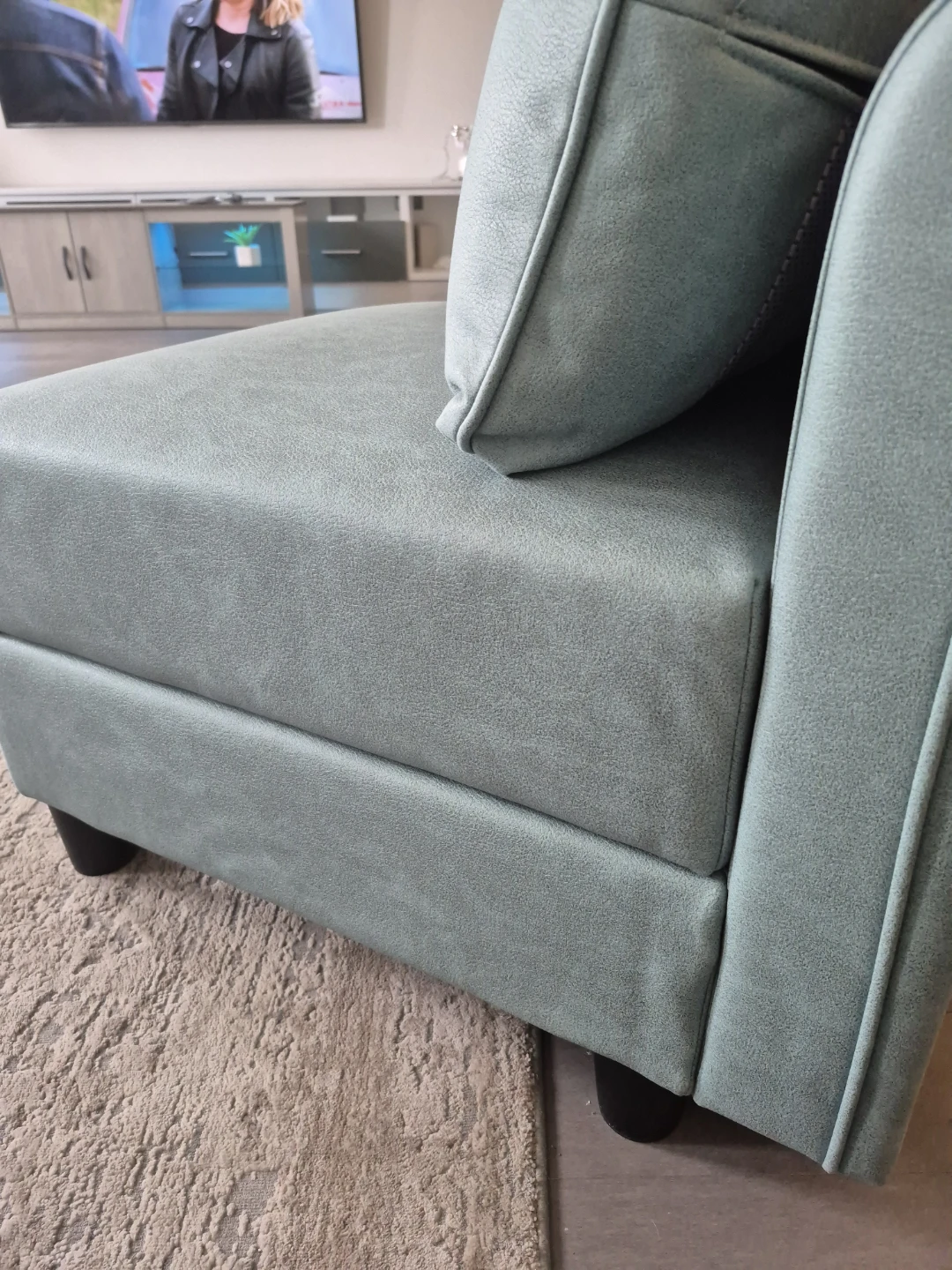 🔥BRAND NEW - Teal Accent Chair 🛋 with Storage - photo 4