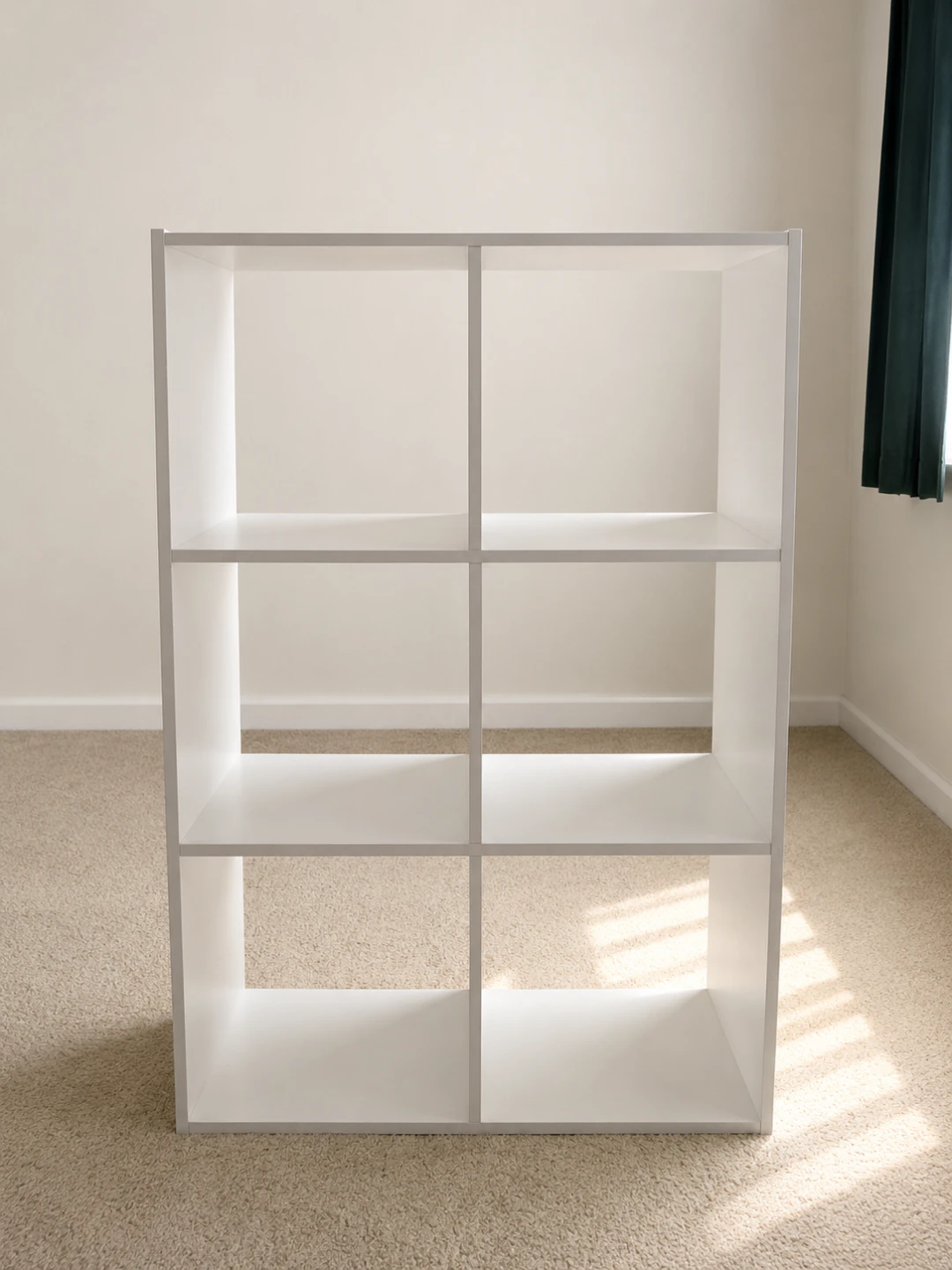 6 Cube Organizer Shelf - White - photo 2