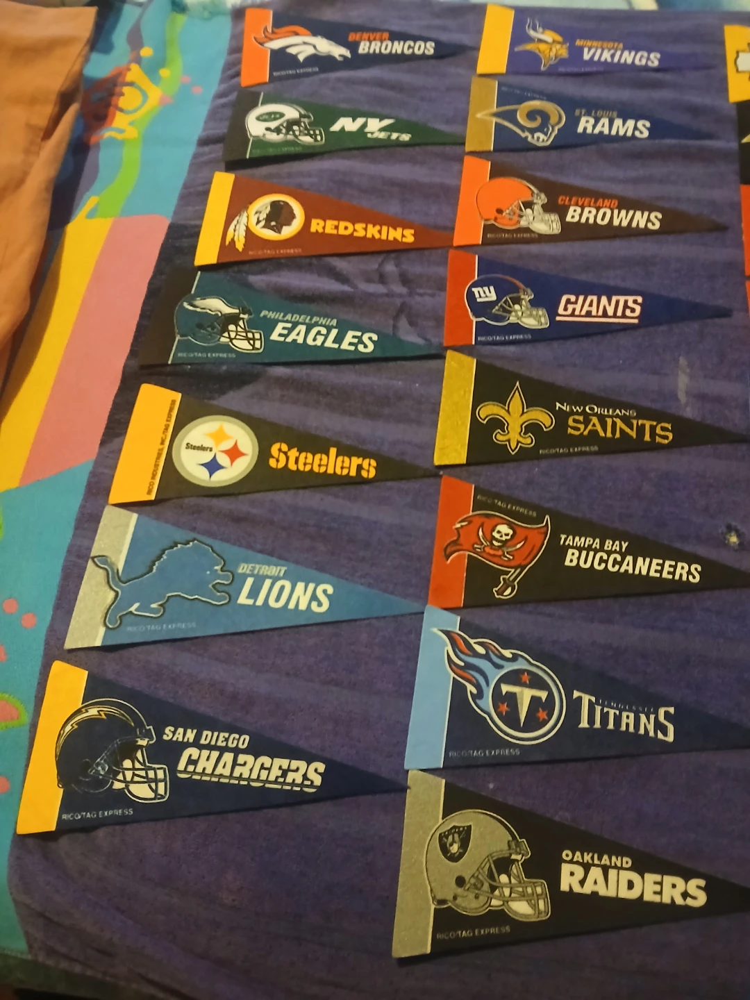 NFL Pennant Banner Set