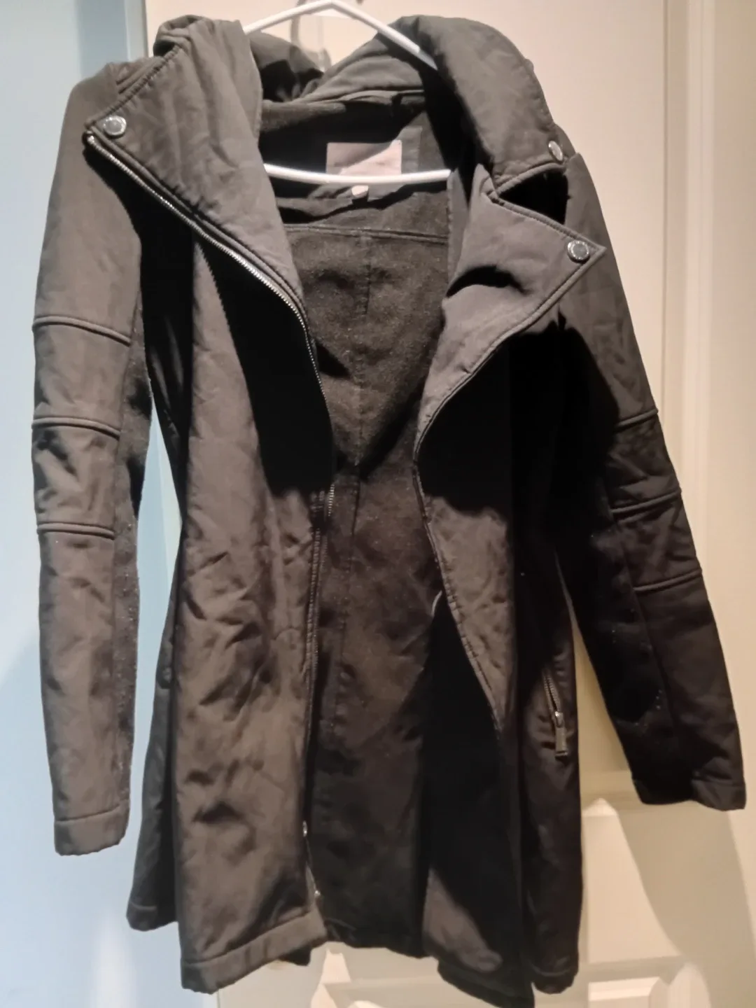 Black Jacket with Zipper and Collar