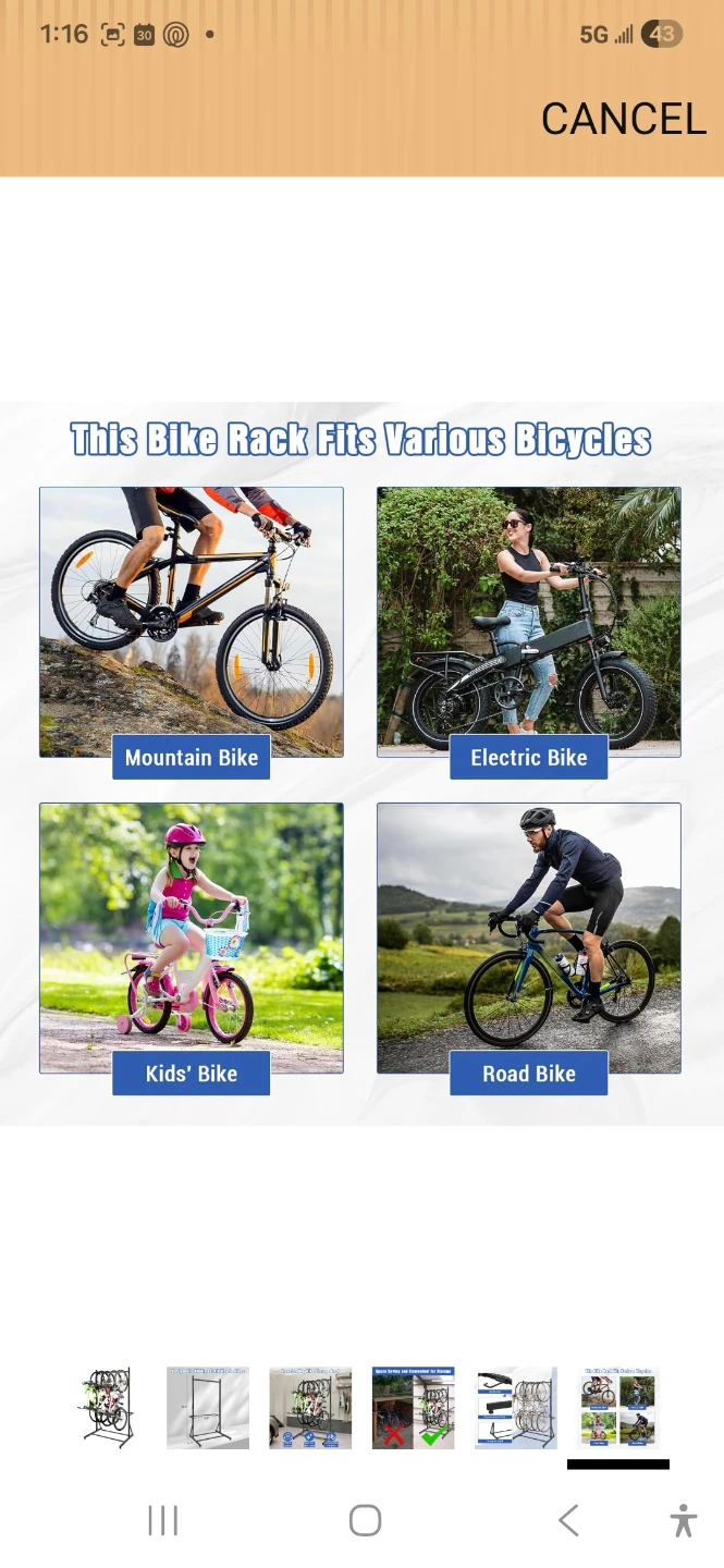 4-Bike Vertical Storage Rack - photo 3