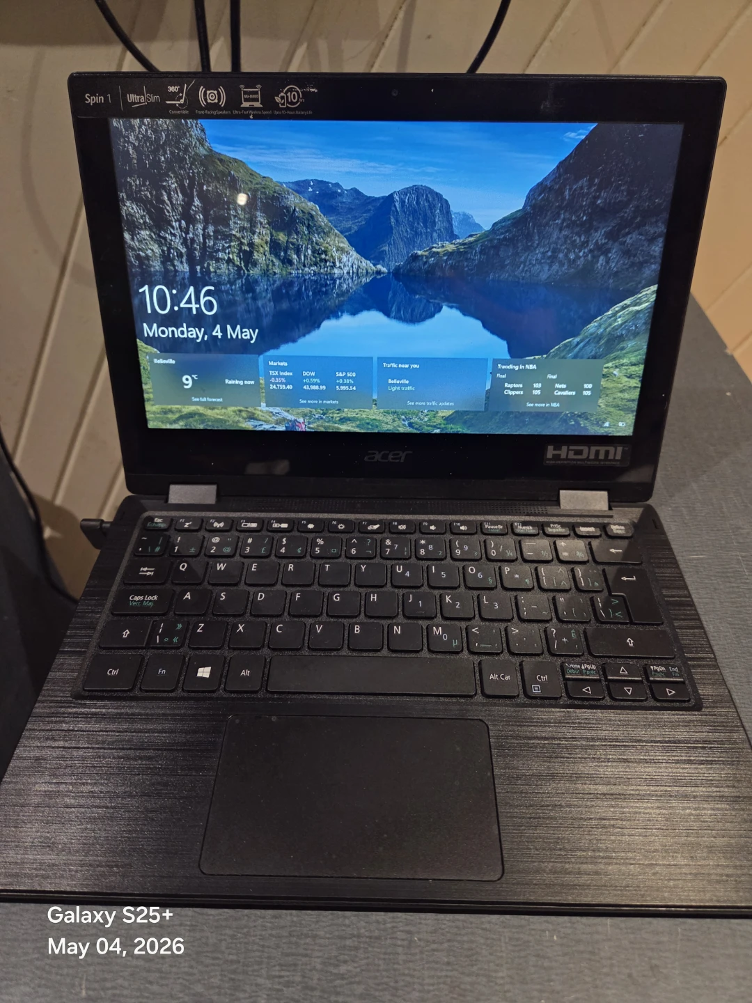 Acer Spin 1 Convertible Laptop