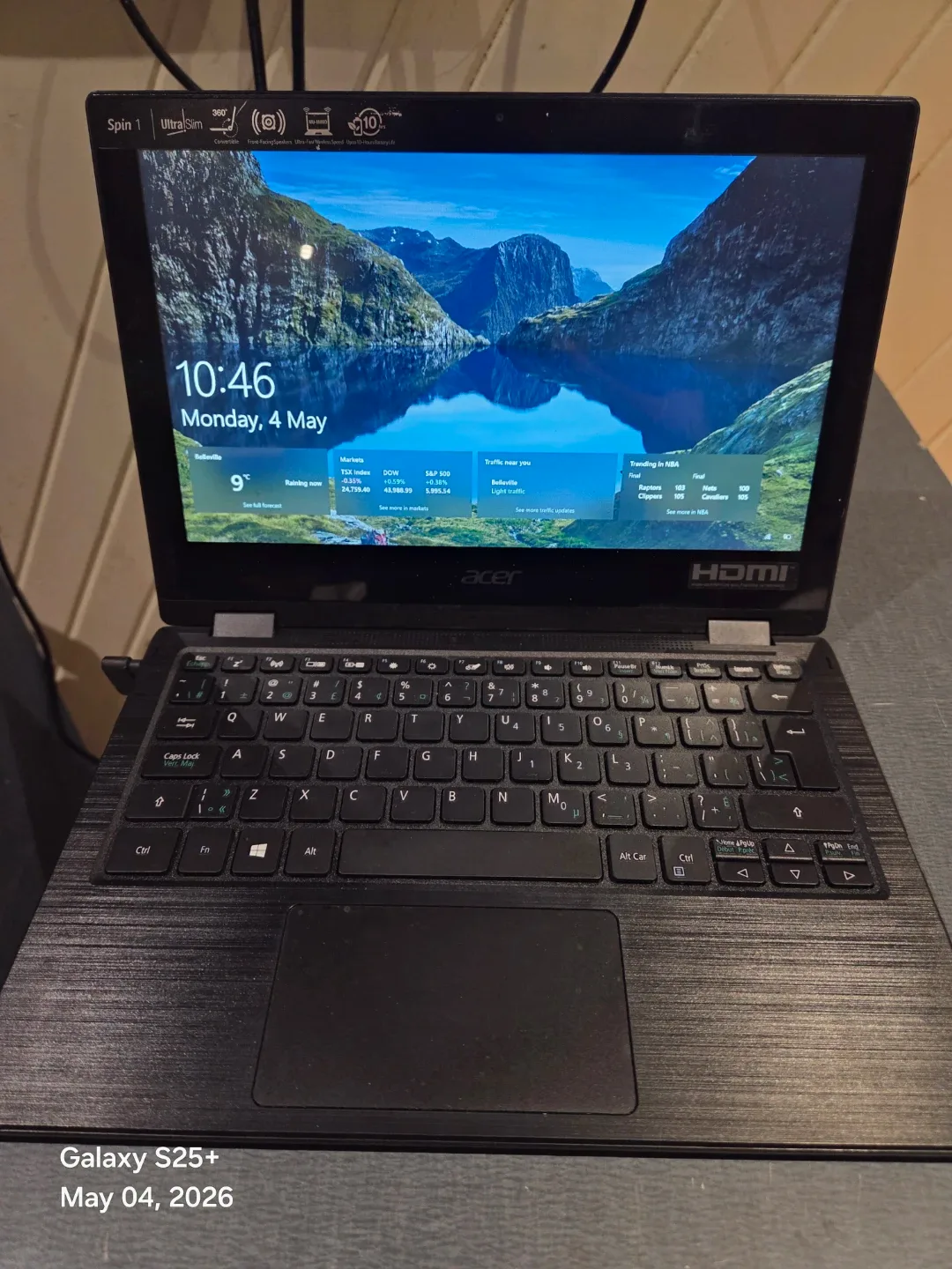 Acer Spin 1 Convertible Laptop