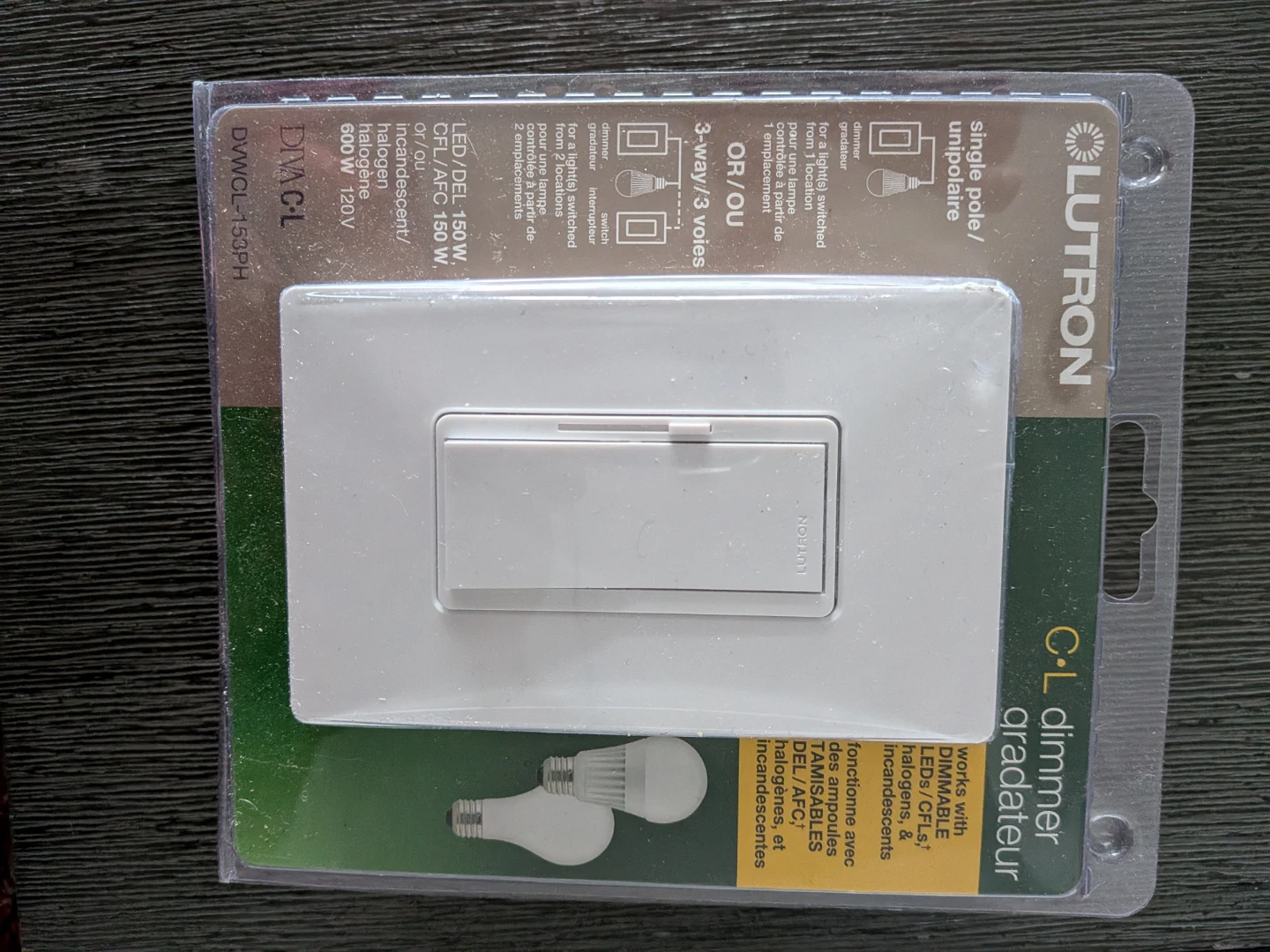 Dimmer light switch