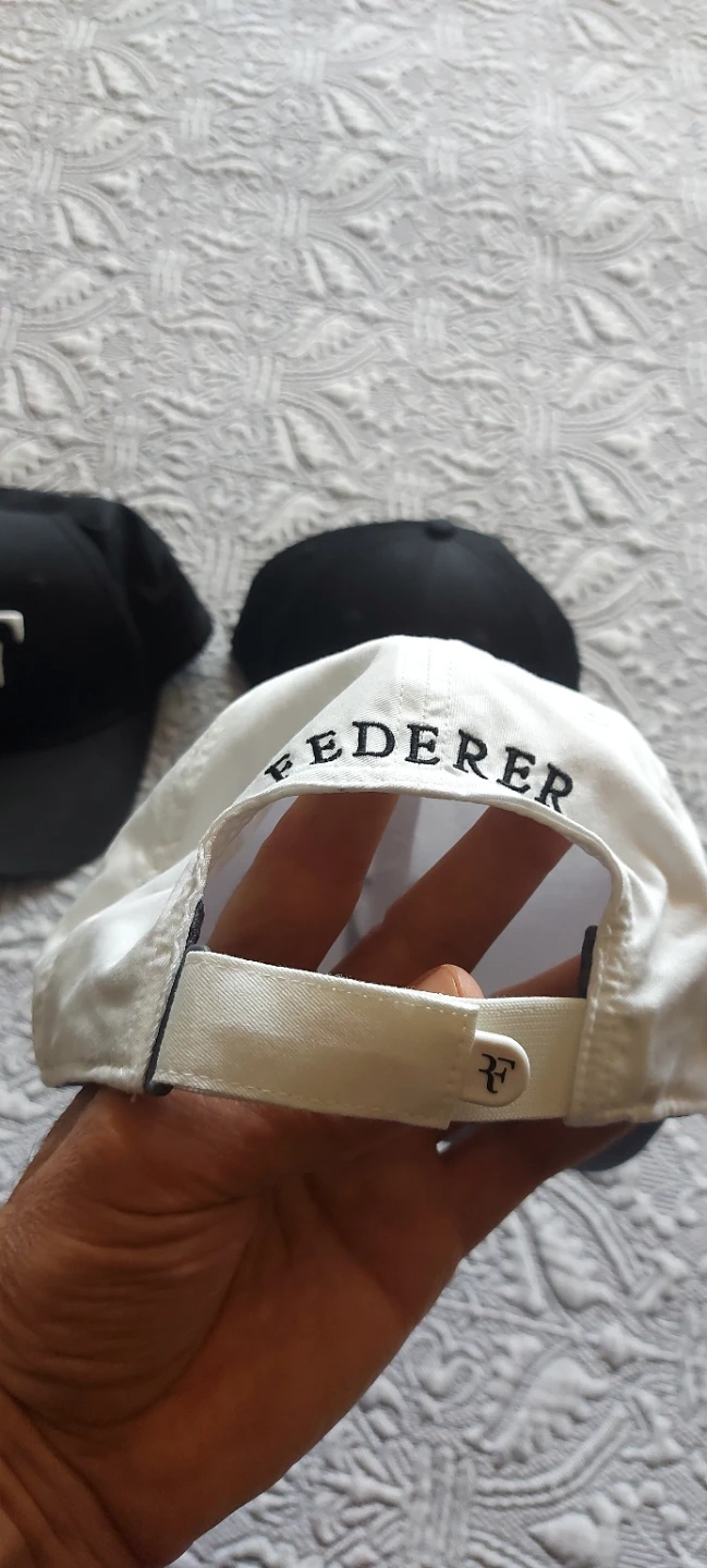 Uniqlo Roger Federer RF Cap - White and Black - photo 4