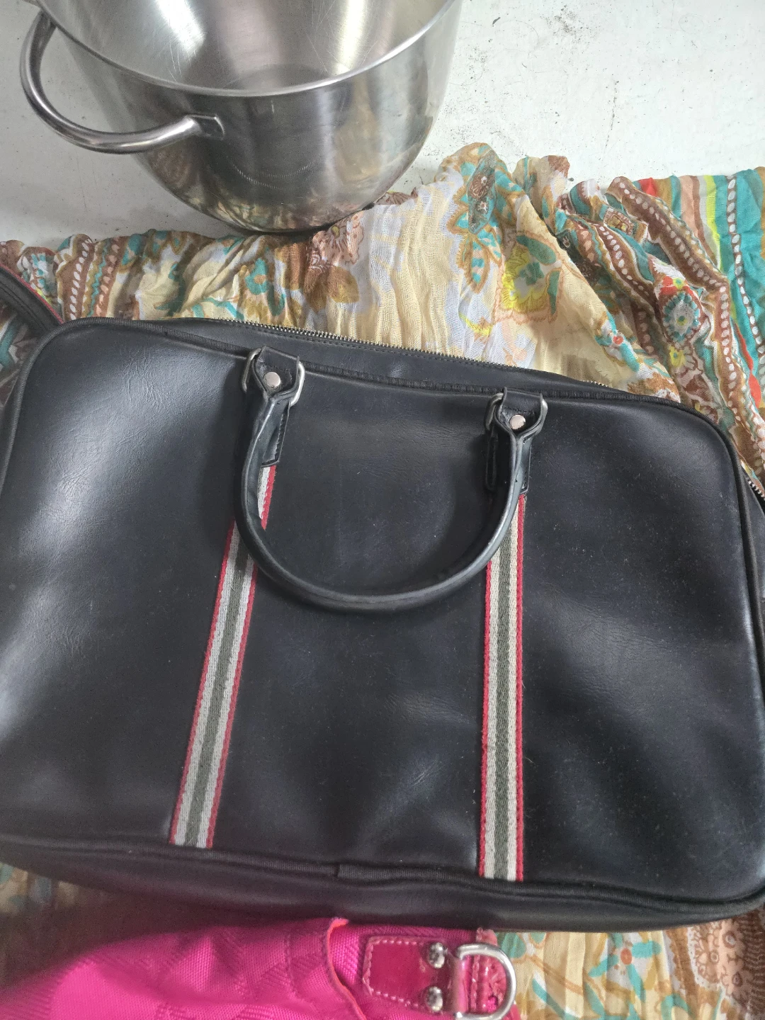 Coach Pink Monogram Tote Bag - photo 2