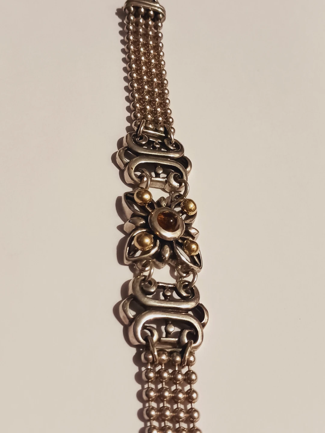FINESTRA Designer Signed Sterling Silver Citrine Bracelet - photo 4
