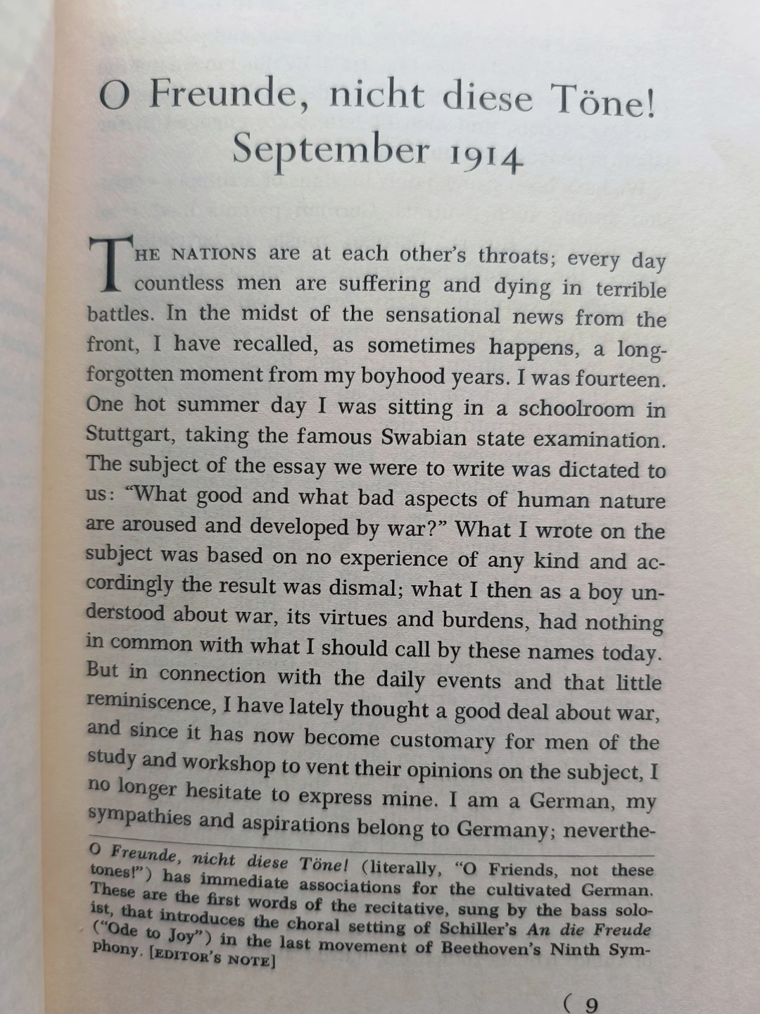 Hermann Hesse, If the War Goes On, & Beneath the Wheel - photo 5