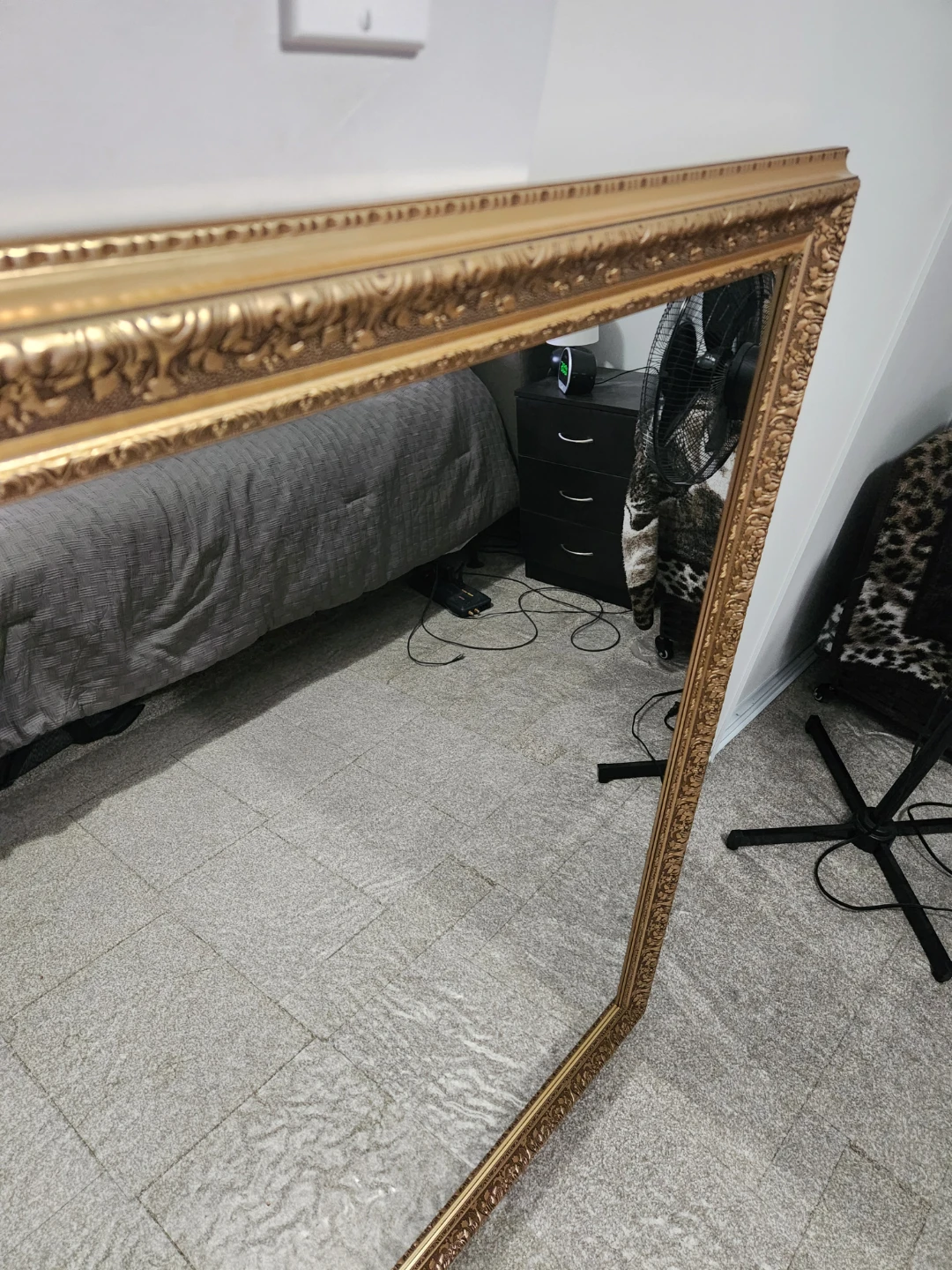 Large Ornate Gold Mirror - photo 4