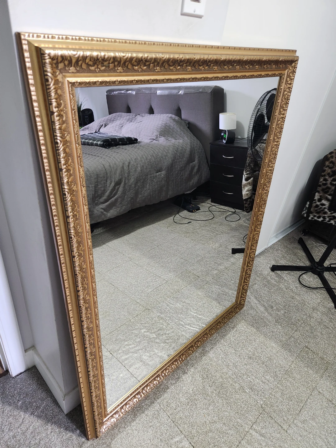 Large Ornate Gold Mirror - photo 5
