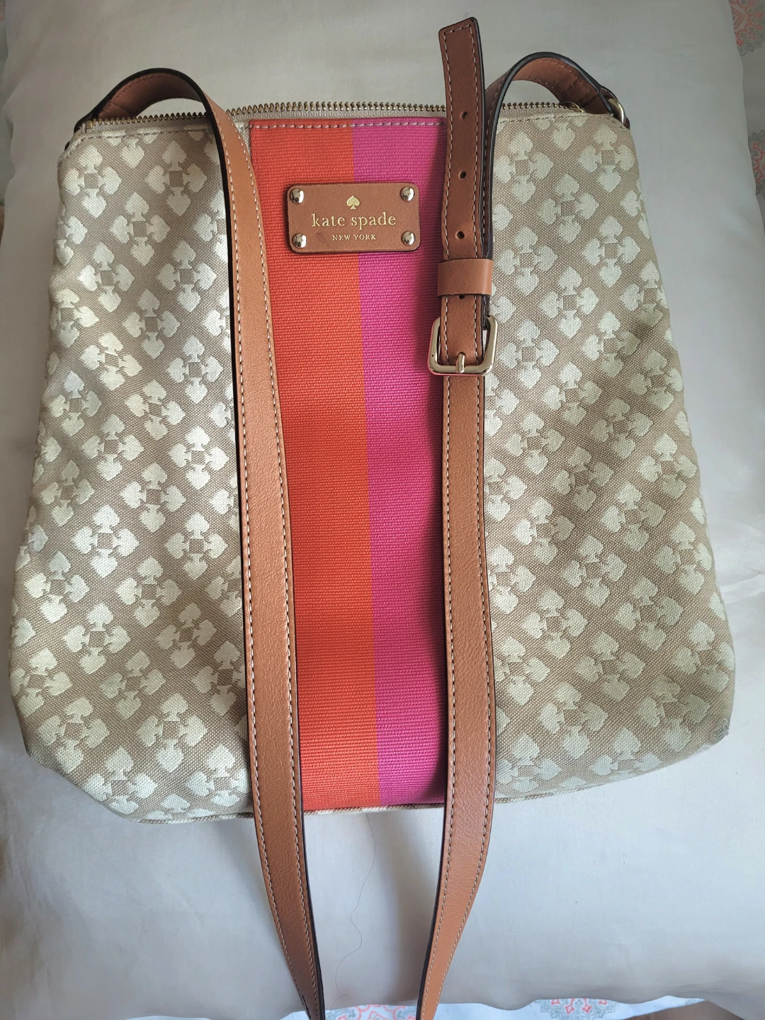 Kate Spade New York cream Striped Crossbody Bag - photo 2