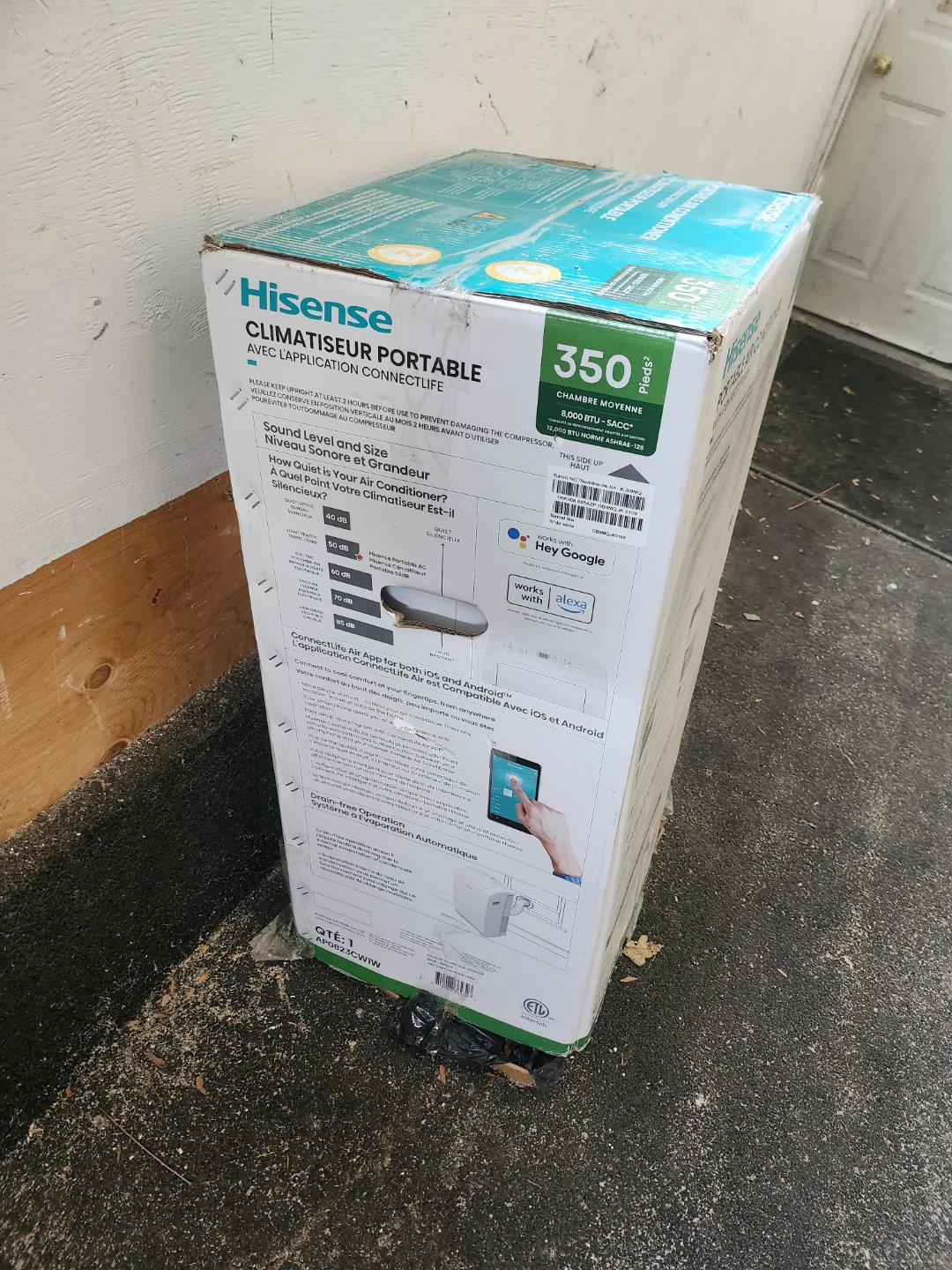 Hisense 350 Portable Air Conditioner with Connectlife