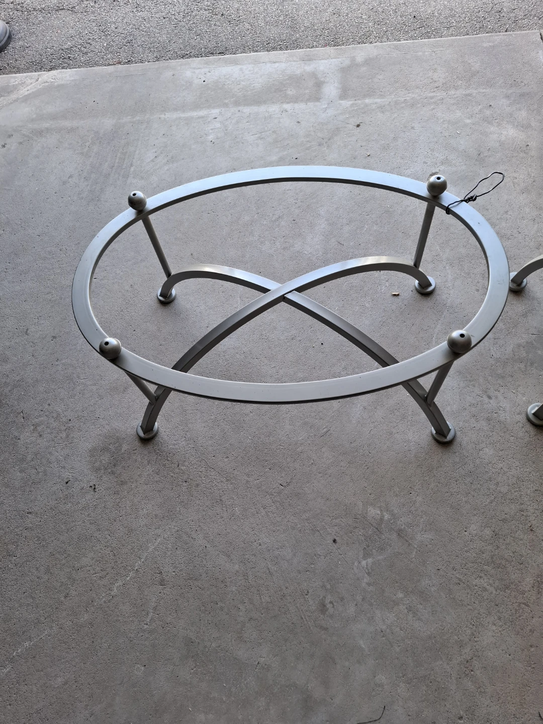 Set of 3 Round Glass Top Coffee Tables - photo 3