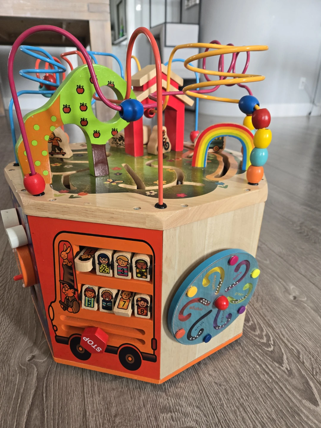Large octogon kids activity cube swivel - photo 2