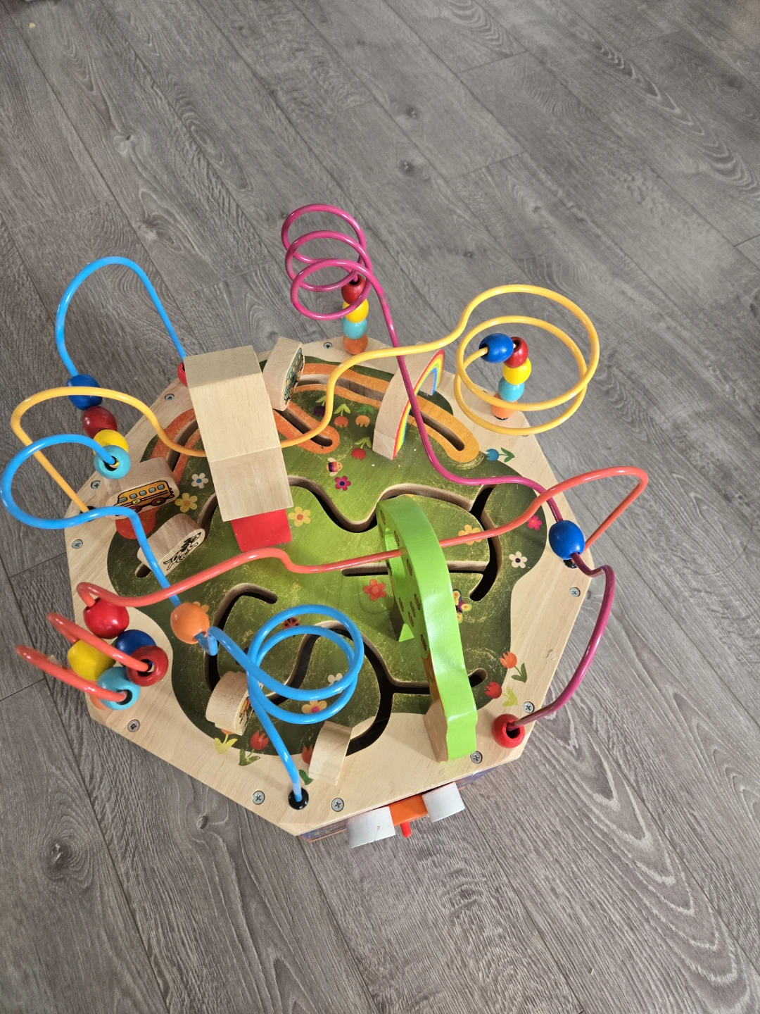 Large octogon kids activity cube swivel - photo 3