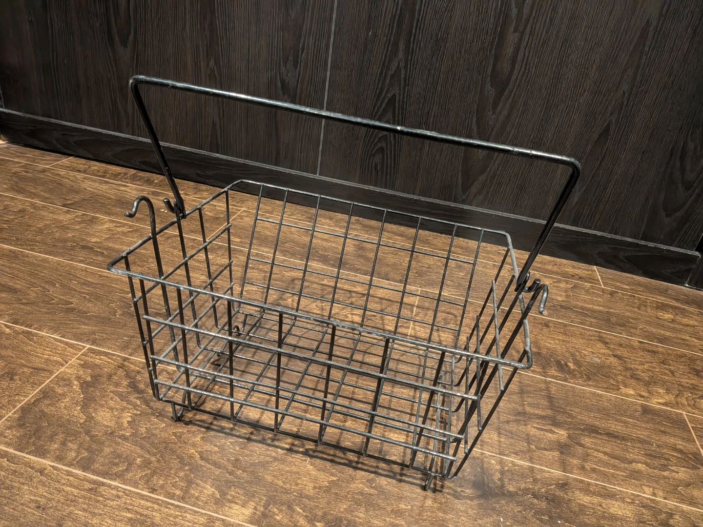 Wire Storage Basket with Handle - photo 2