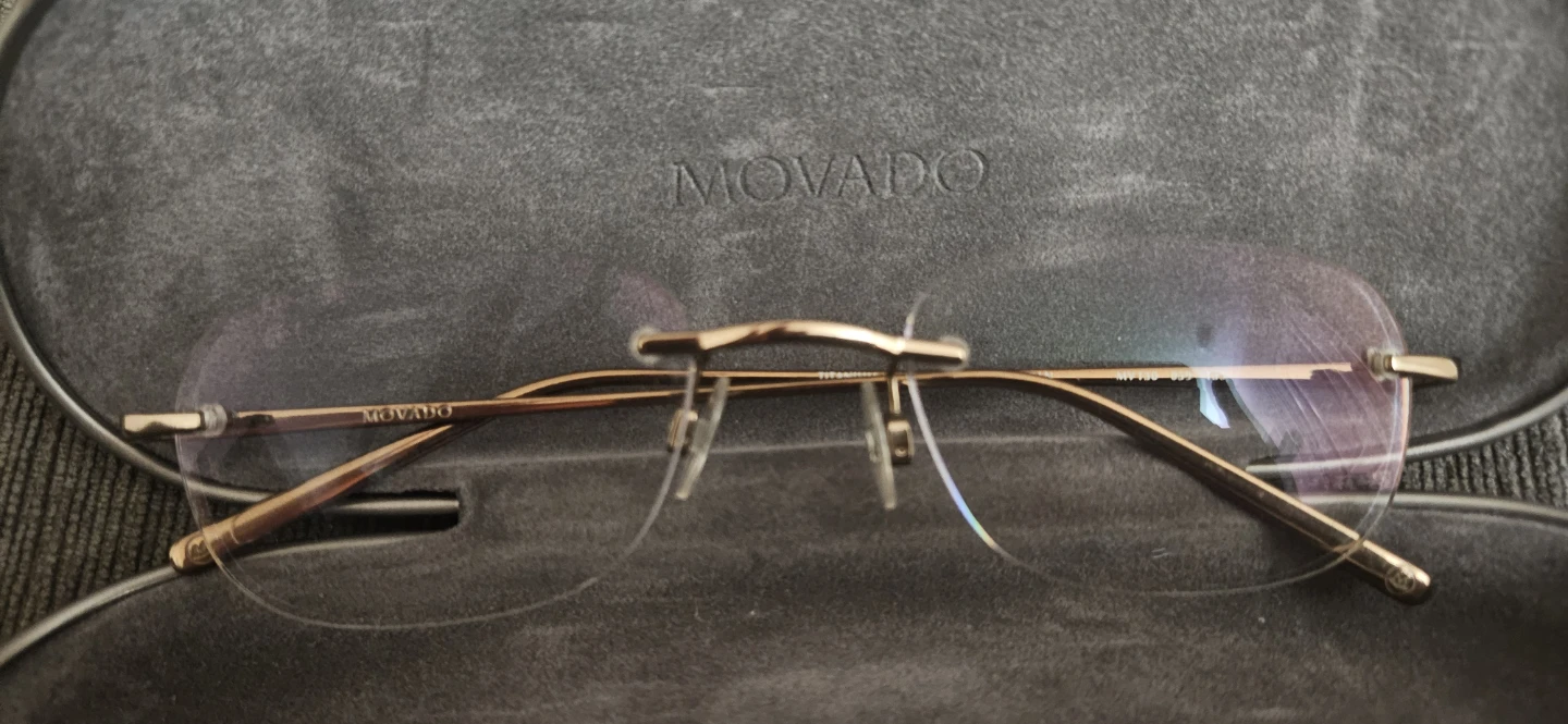 Rimless Movado MV 130 059 135 Eyeglass Frames - photo 2