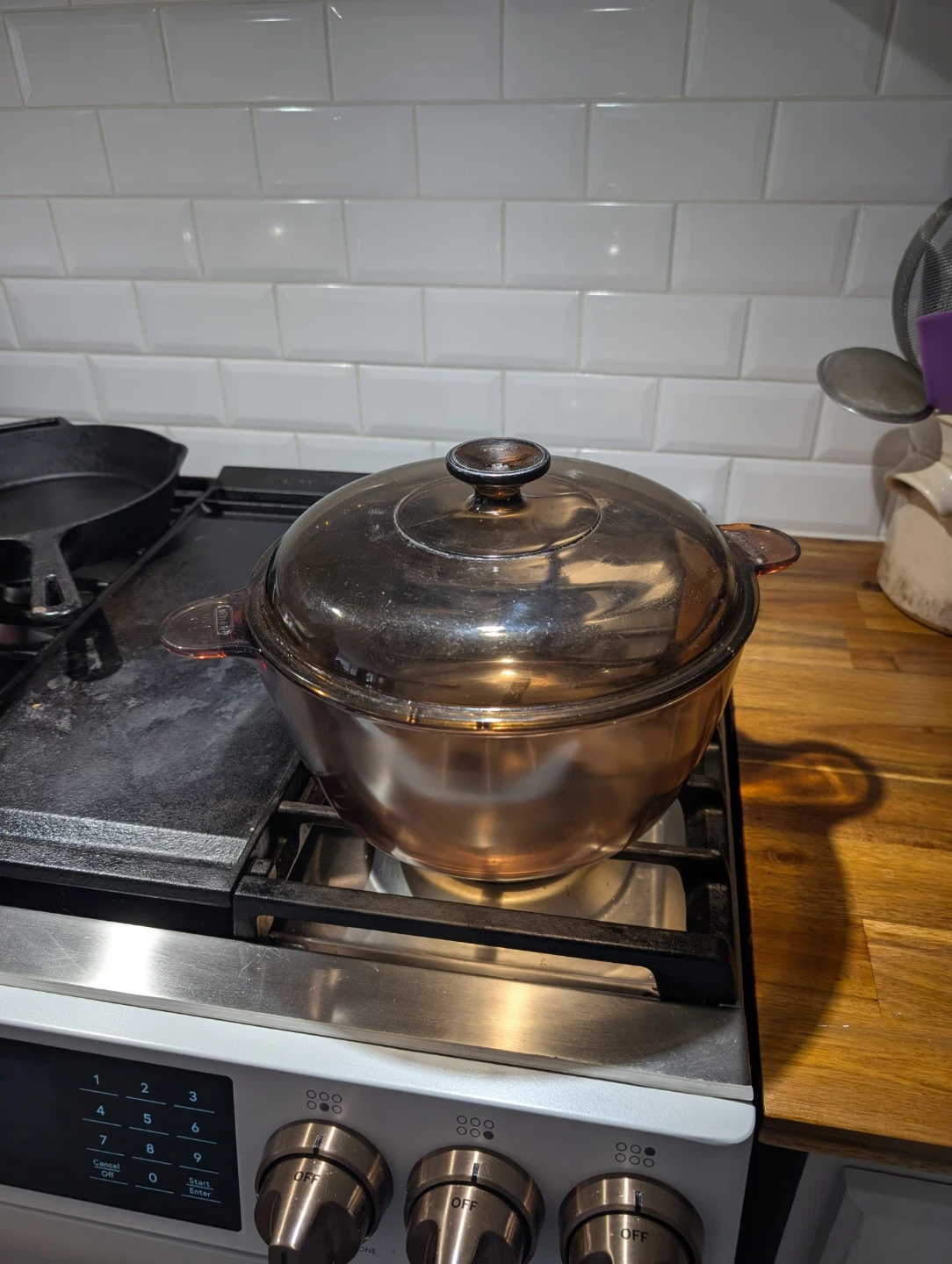 Vision Corning Pyrex Glass Pot Dutch Oven 4.5L - photo 2