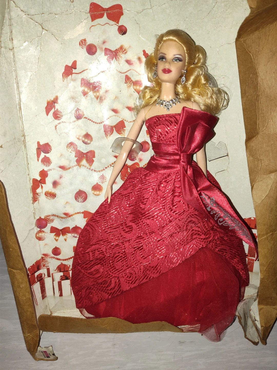 Barbie Doll in Red Evening Gown