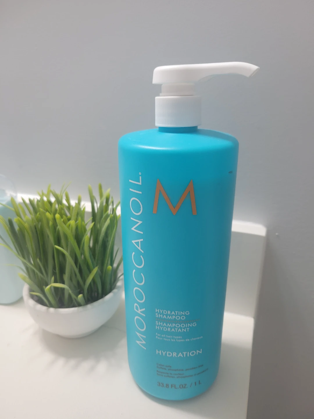 Professional 🌟 Moroccanoil Hydrating Shampoo – 1 Litre + Pump 🌟
