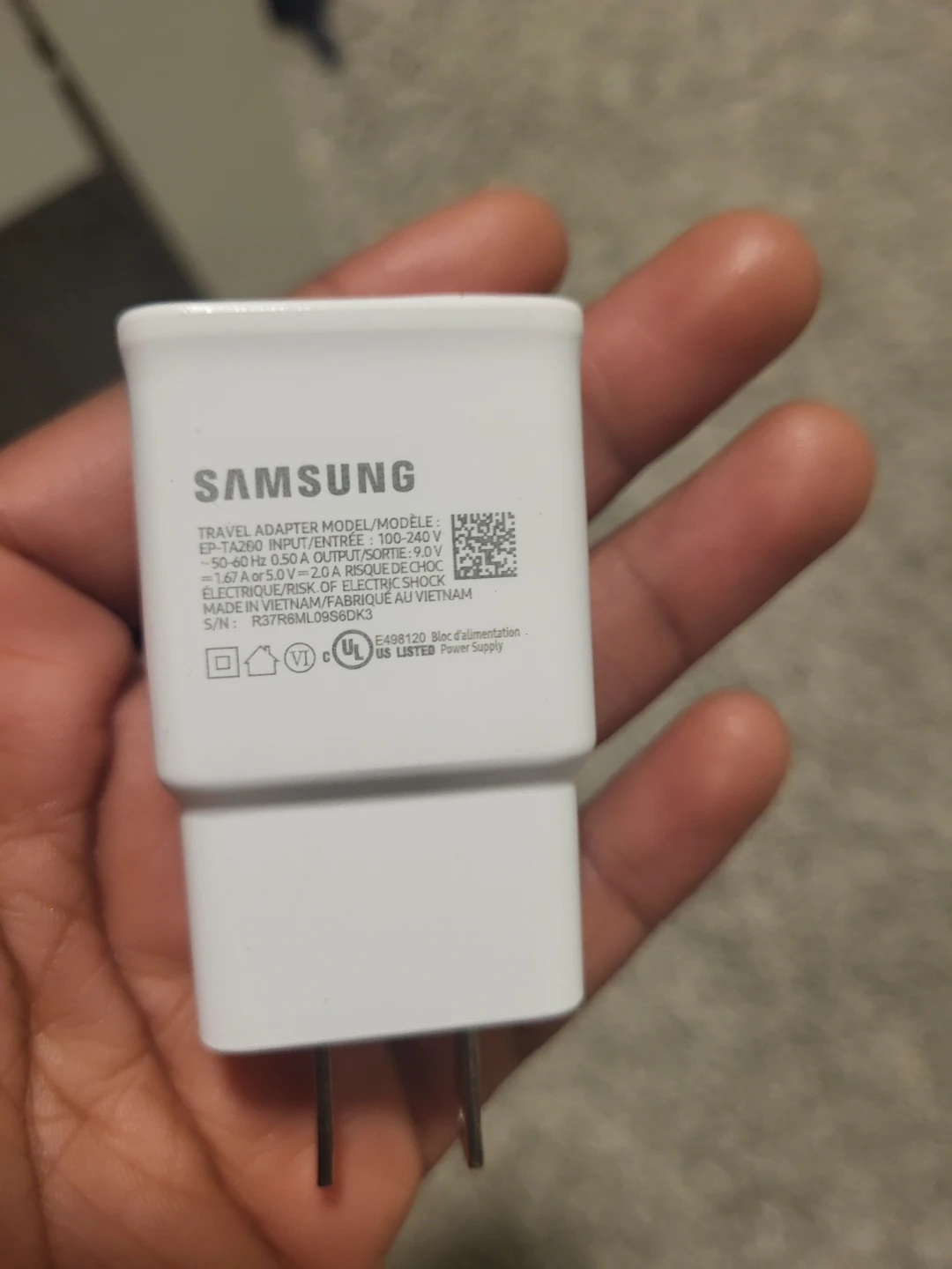 Samsung Adaptive Fast Charging Wall Charger