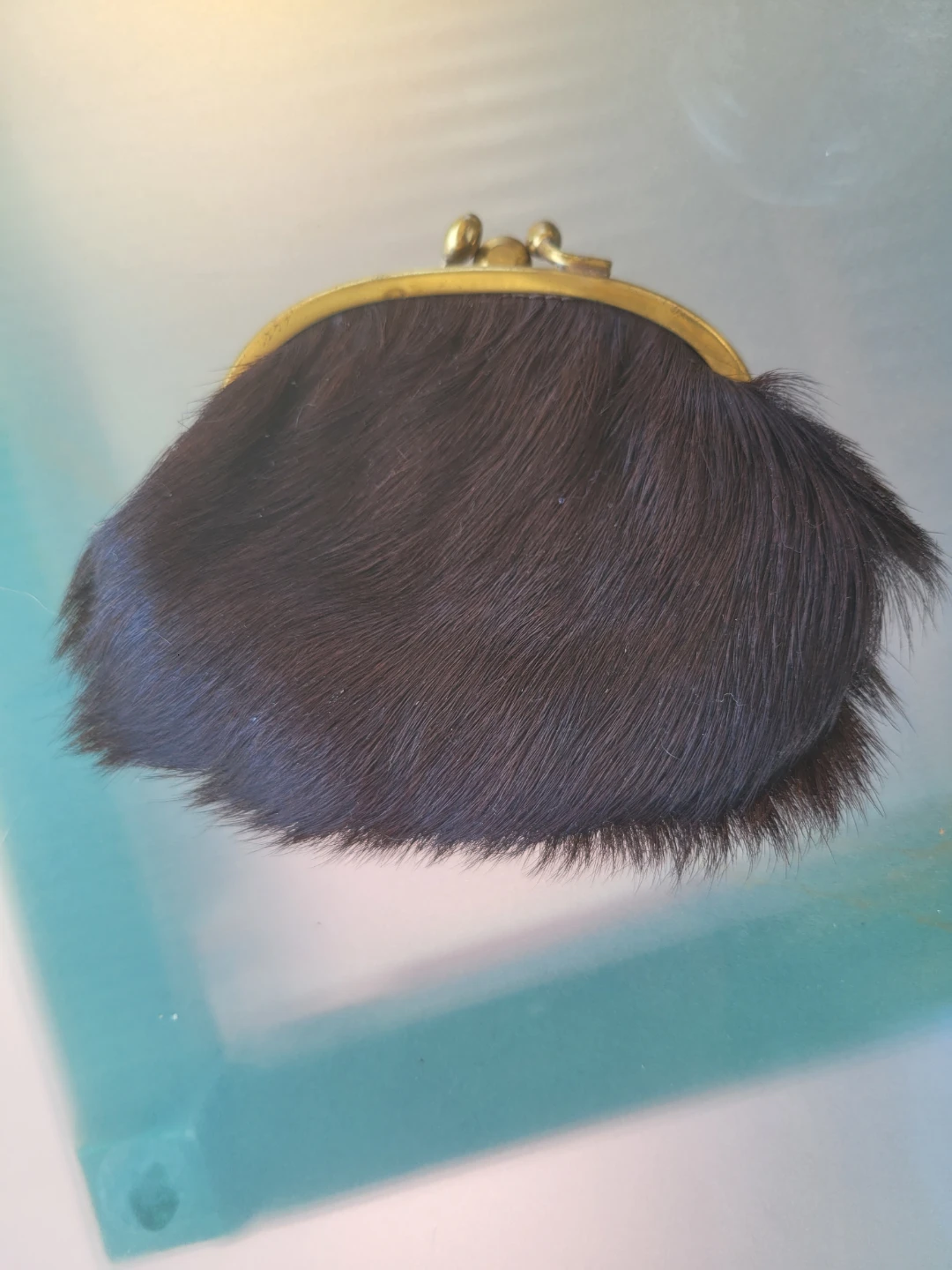 Vintage Fur Coin Purse with Clasp - photo 4