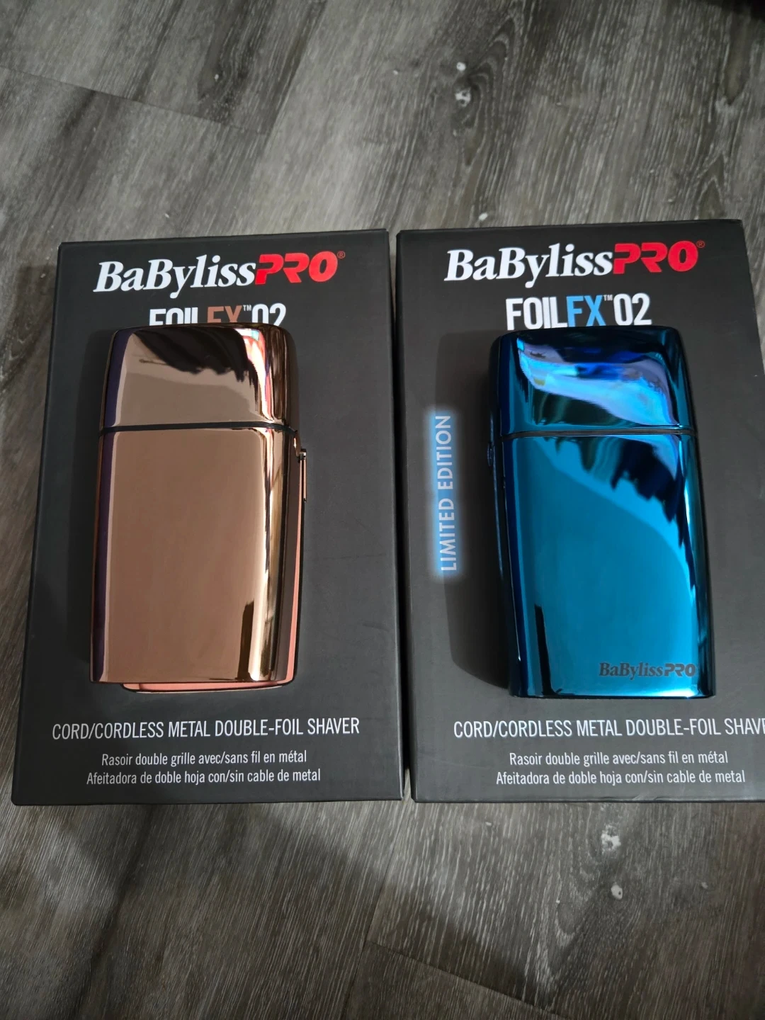 BaBylissPRO FOILFX02 Metal Double-Foil Shaver - Blue & Copper - photo 2