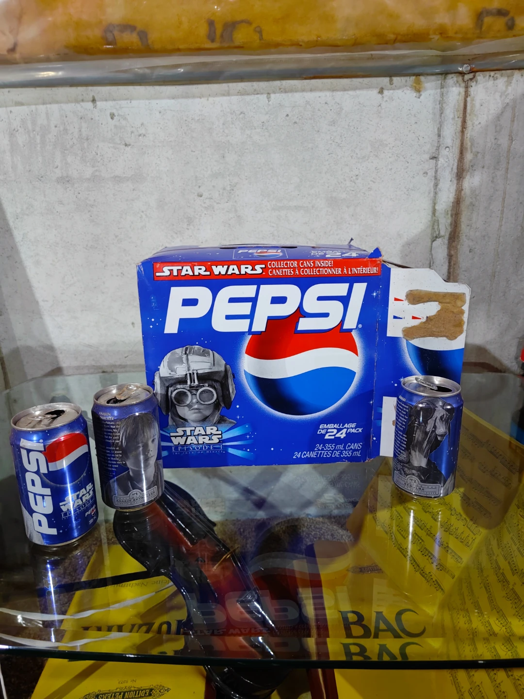 Vintage 1999 Star Wars Episode 1 Pepsi Collector Cans