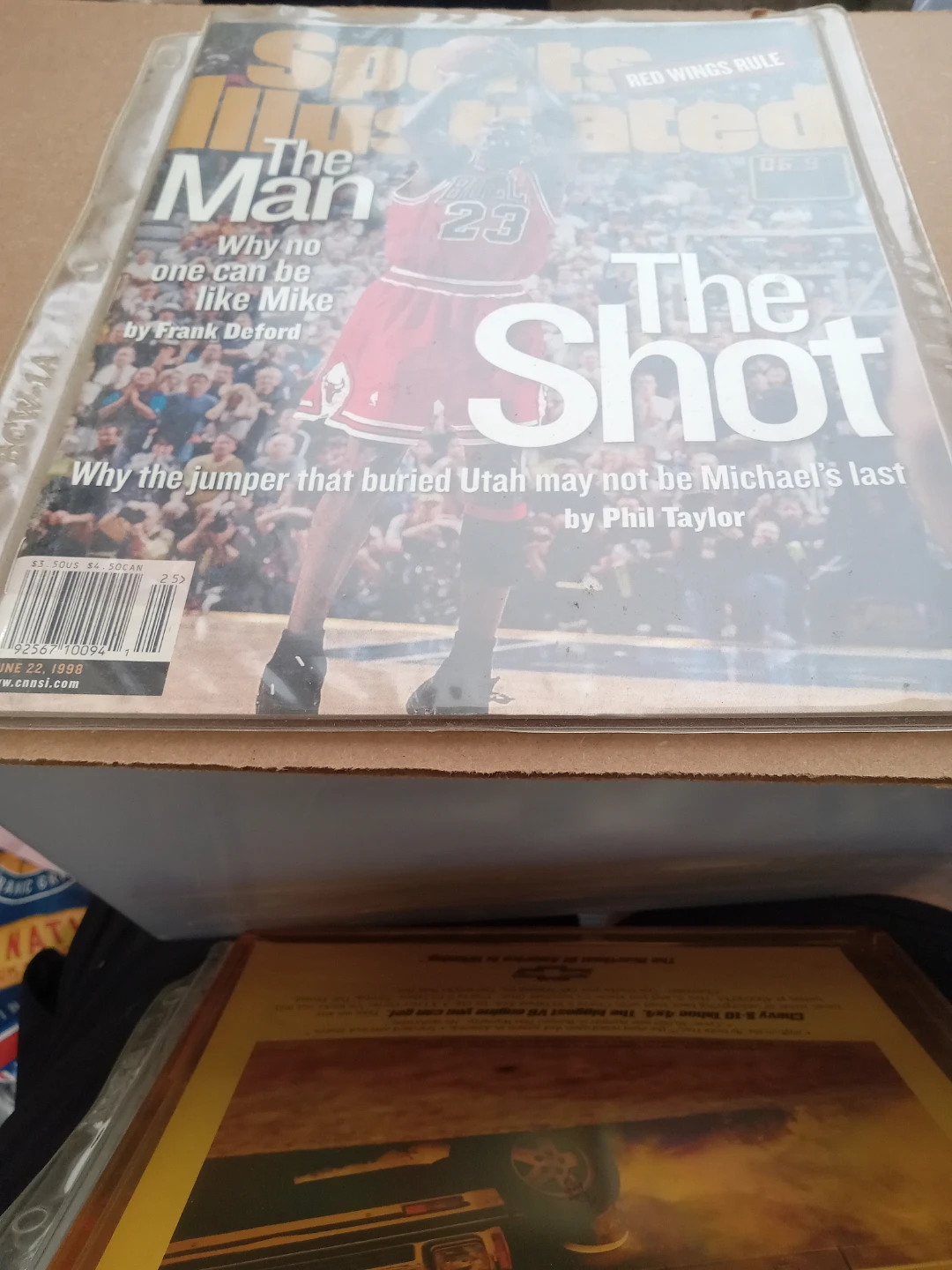 The Shot" Michael Jordan Magazine - June 22, 1998 - photo 3