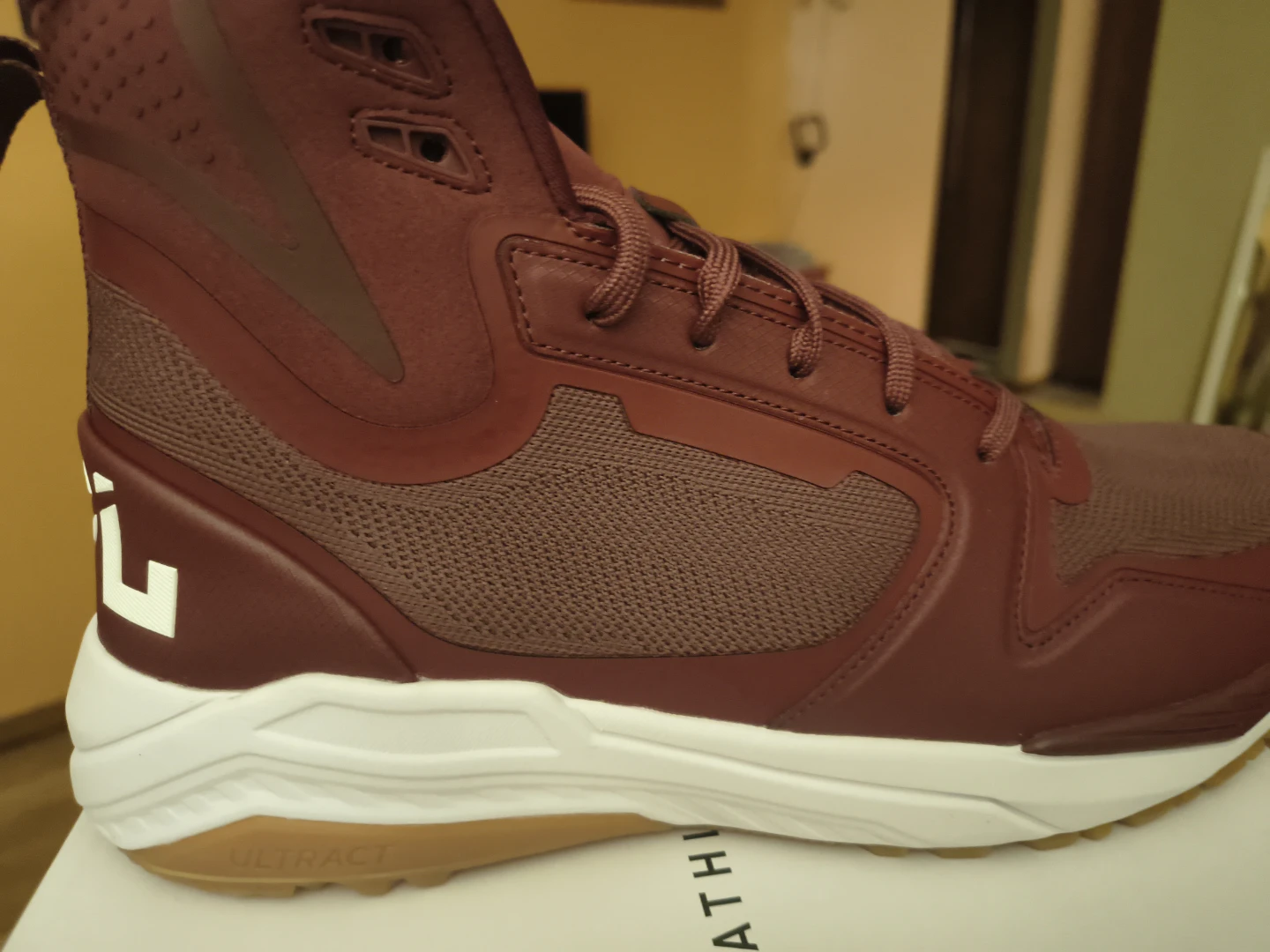 APL Athletic Propulsion Labs Men's Burgundy High-Top Sneakers - photo 3