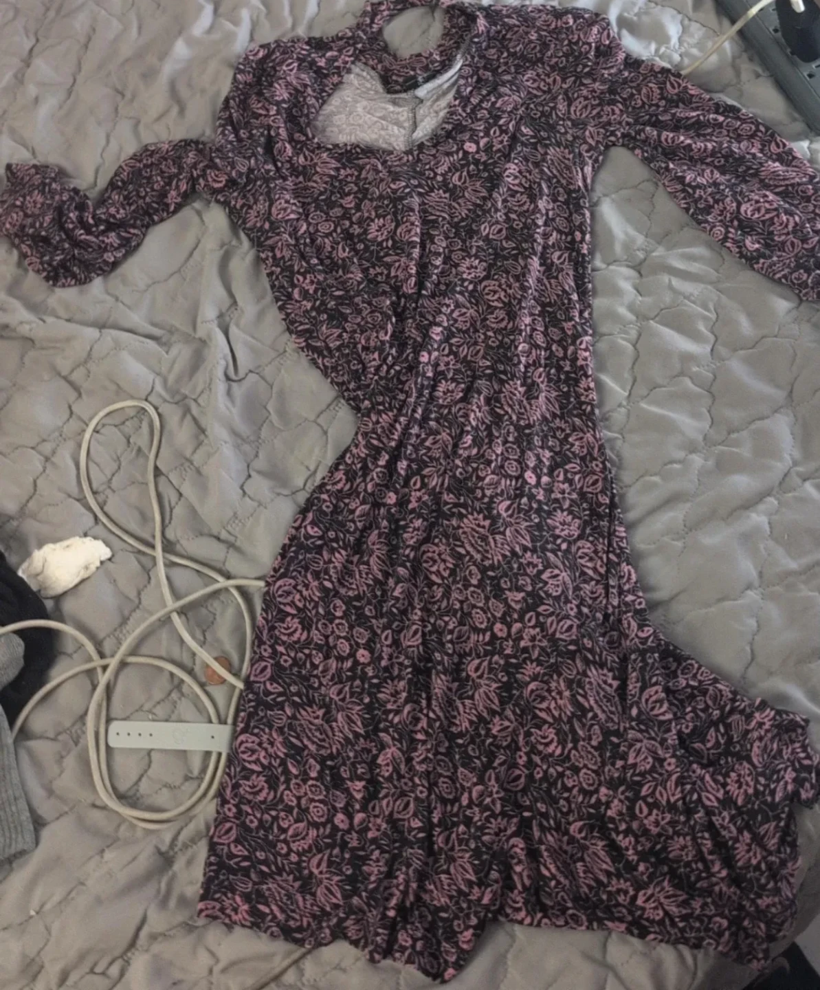 Women's Floral Print Maxi Dress