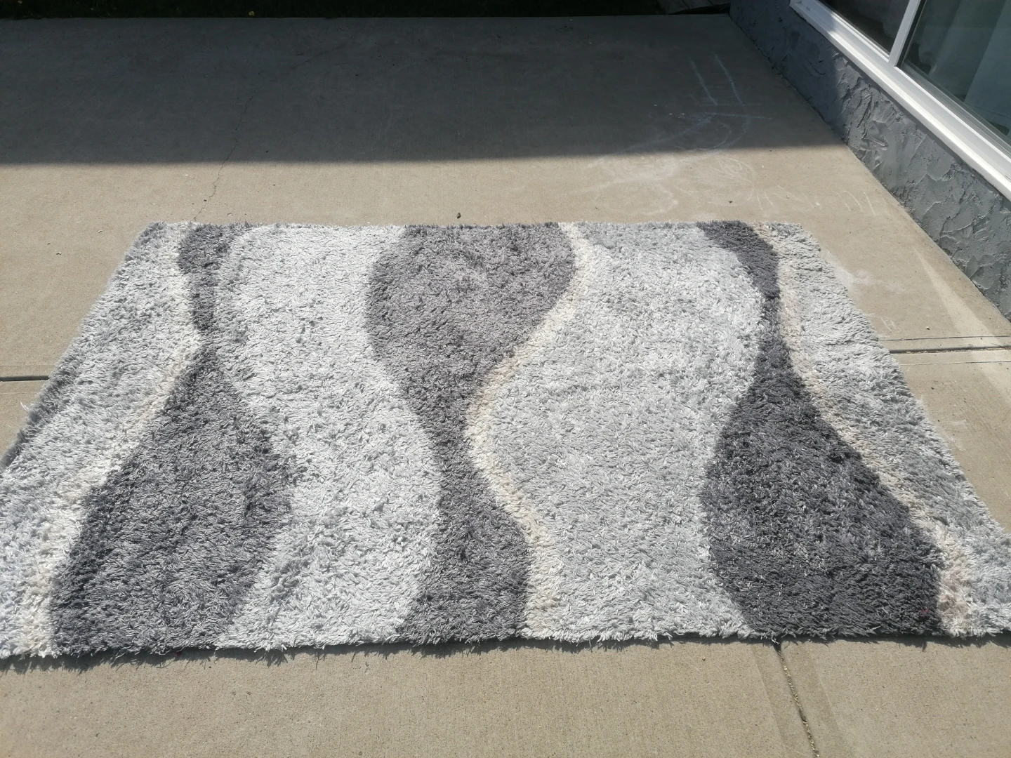 Grey Shag Rug