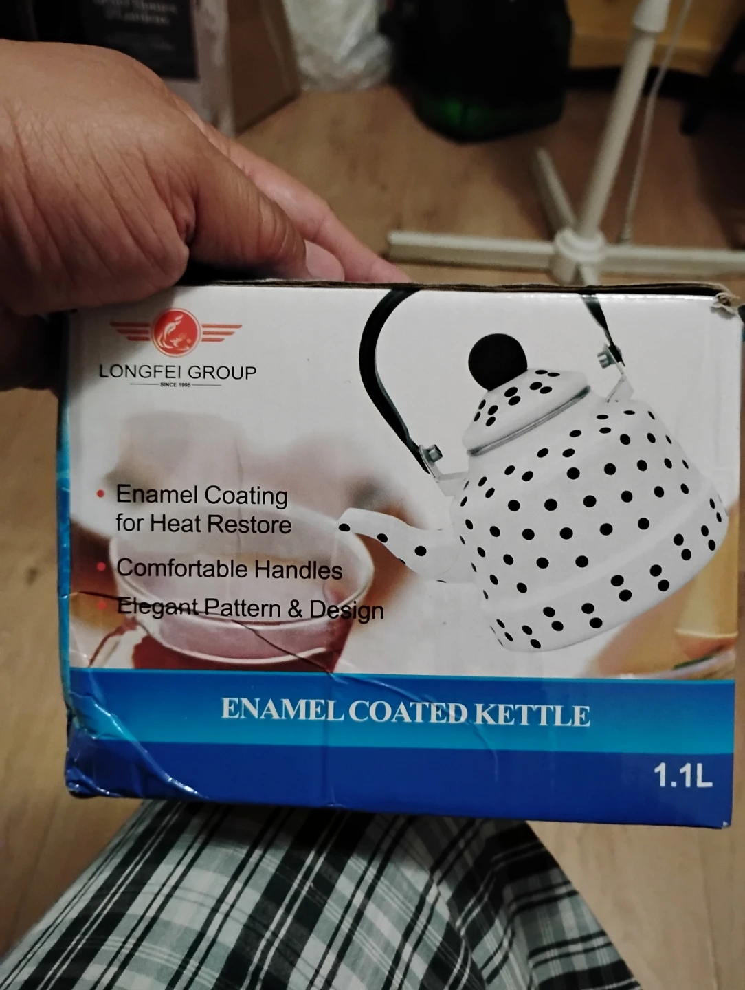 LONGFEI GROUP Enamel Coated Kettle - 1.1L - photo 4