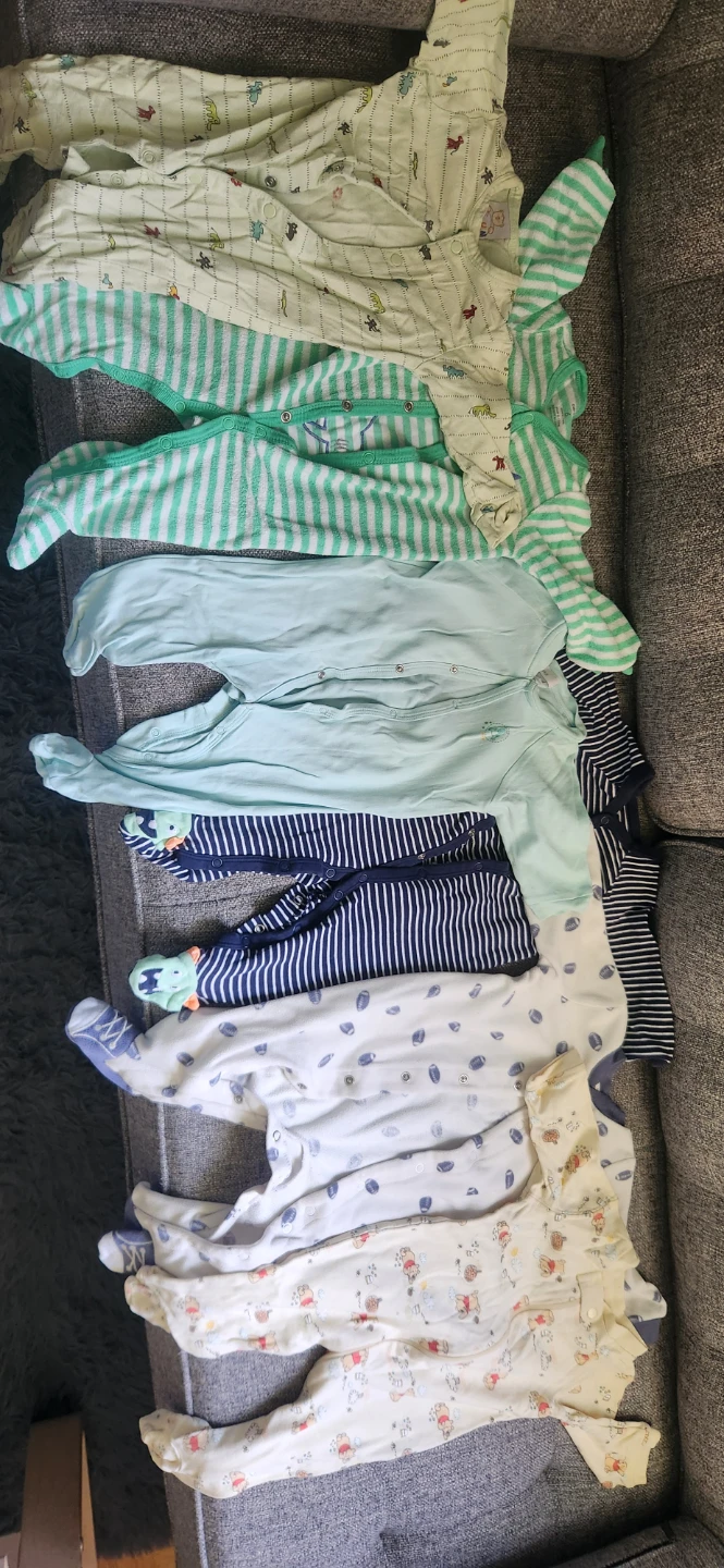 Baby Sleepers and Onesies Bundle 3-6 months