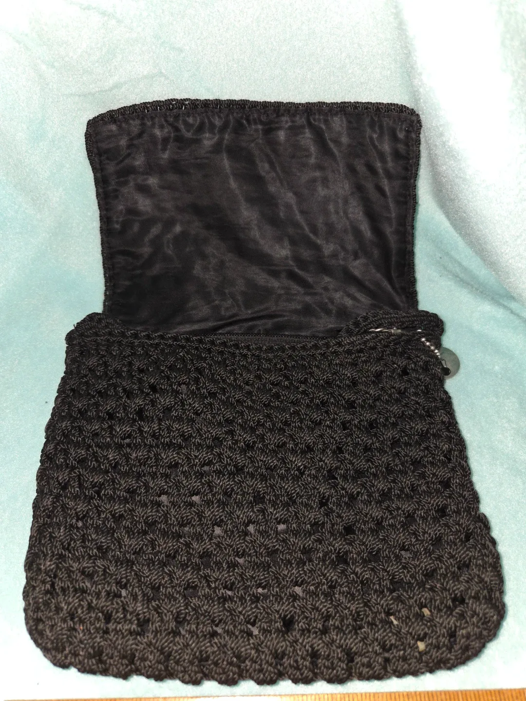 The Sak Black Crochet Clutch Purse - photo 2