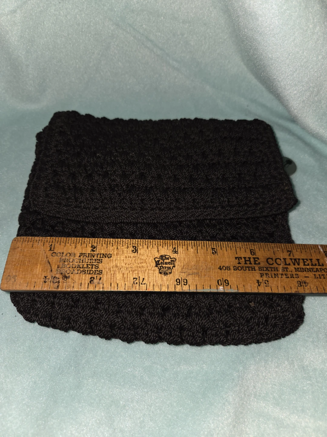 The Sak Black Crochet Clutch Purse - photo 4