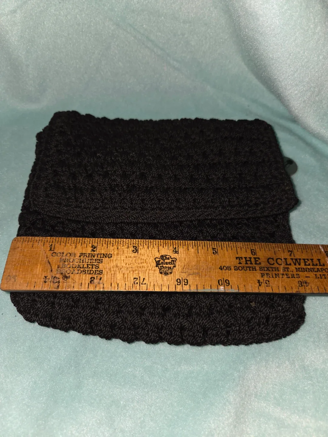 The Sak Black Crochet Clutch Purse - photo 4