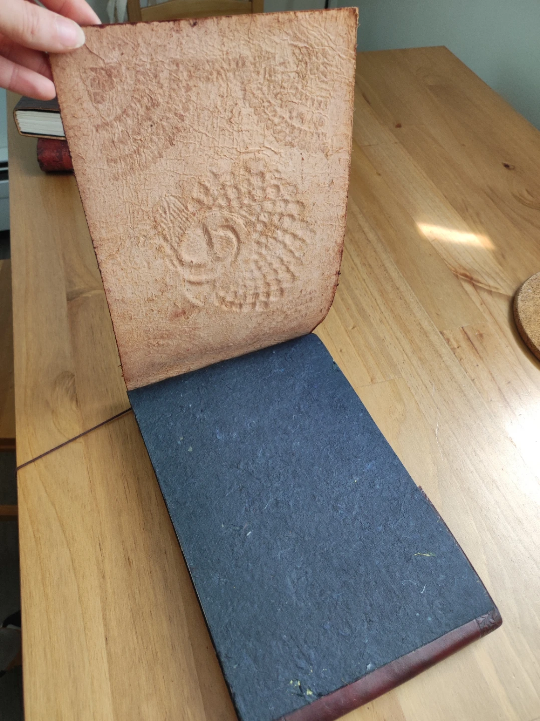 Embossed Leather Journal - photo 3
