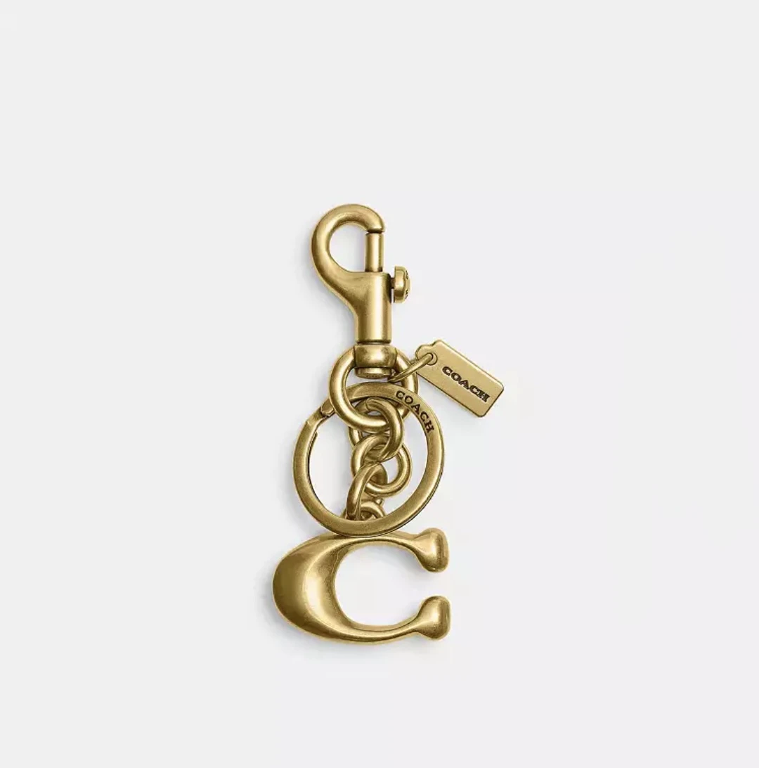 Coach Signature C Bag Charm/Keychain