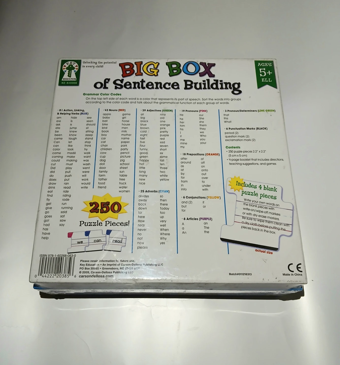Big Box of Sentence Building Educational Game - photo 2