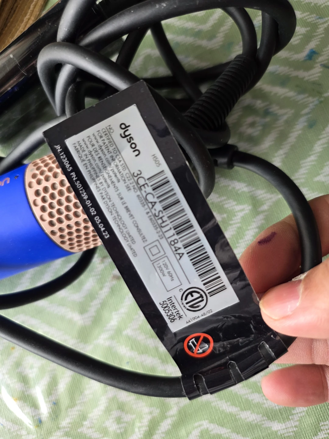 Dyson Hair Dryer power only - photo 2