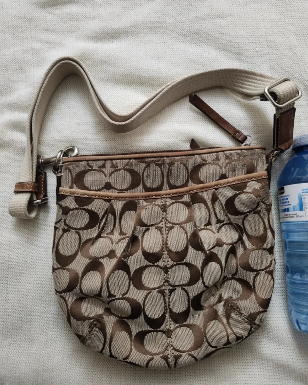 Coach Monogram Canvas Crossbody Bag