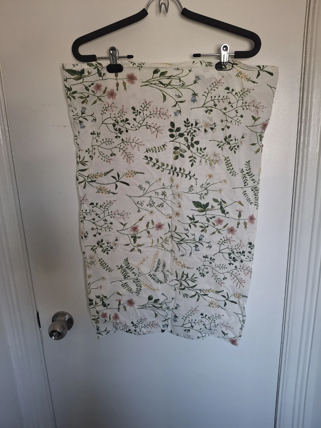 Floral Print Pillow Cover