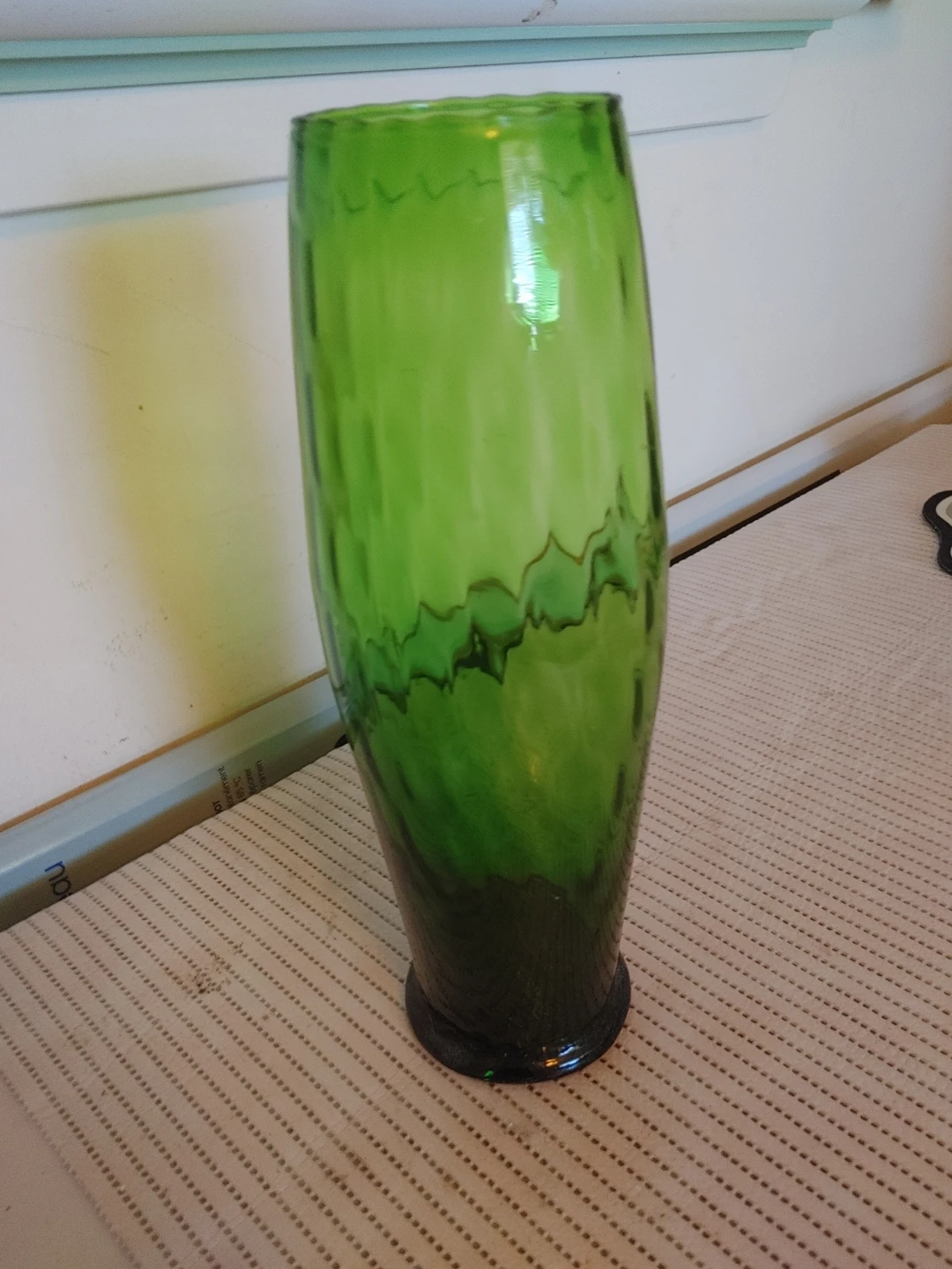 Green Glass Vase