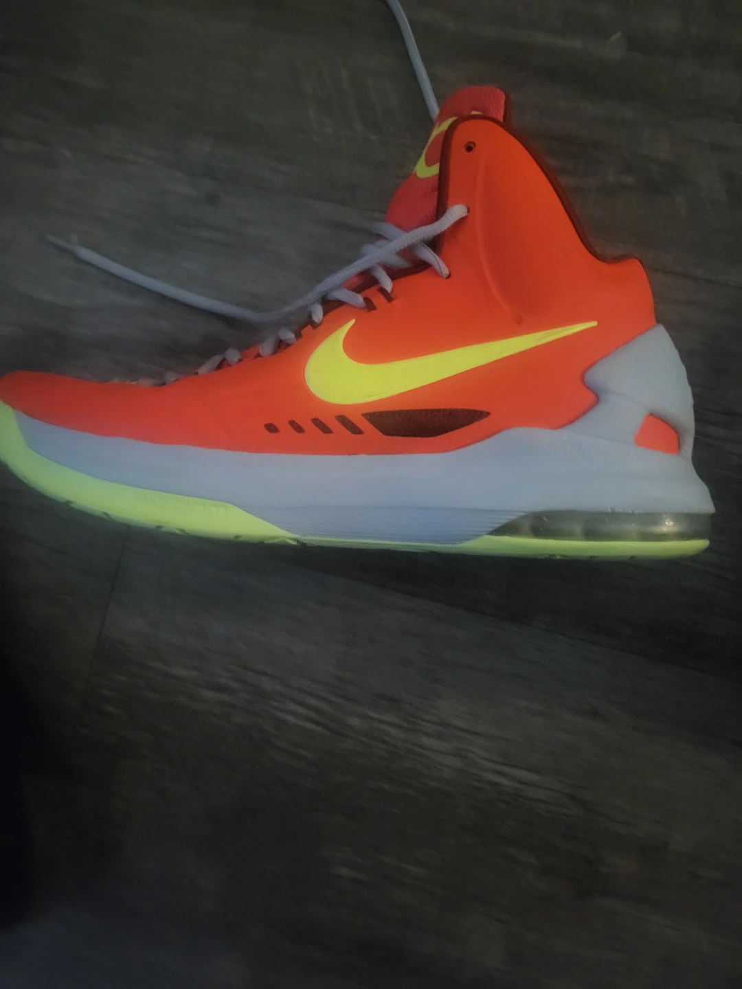 Nike KD V 5 Orange Neon Basketball Shoes - photo 2
