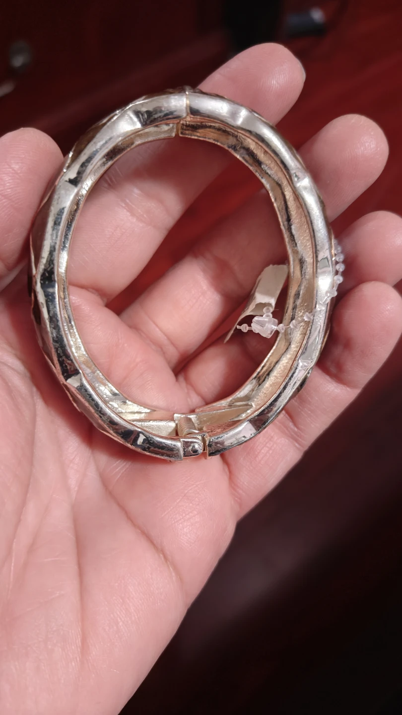 Silver-tone Bangle Bracelet - photo 4